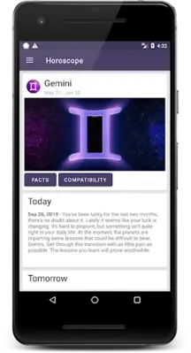 Daily Horoscope, zodiac signs android App screenshot 9