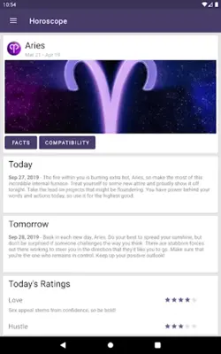 Daily Horoscope, zodiac signs android App screenshot 5