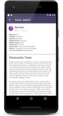Daily Horoscope, zodiac signs android App screenshot 7